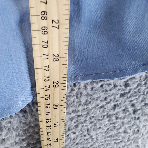 Coofandy Shirt Mens XL Light Blue Classic Button-Up Long Sleeve Casual - Picture 5 of 9